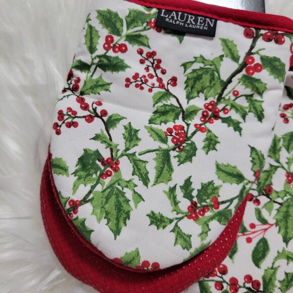 Lauren Ralph Lauren Set of 2 Mini Oven Mitts - Picture 4 of 5